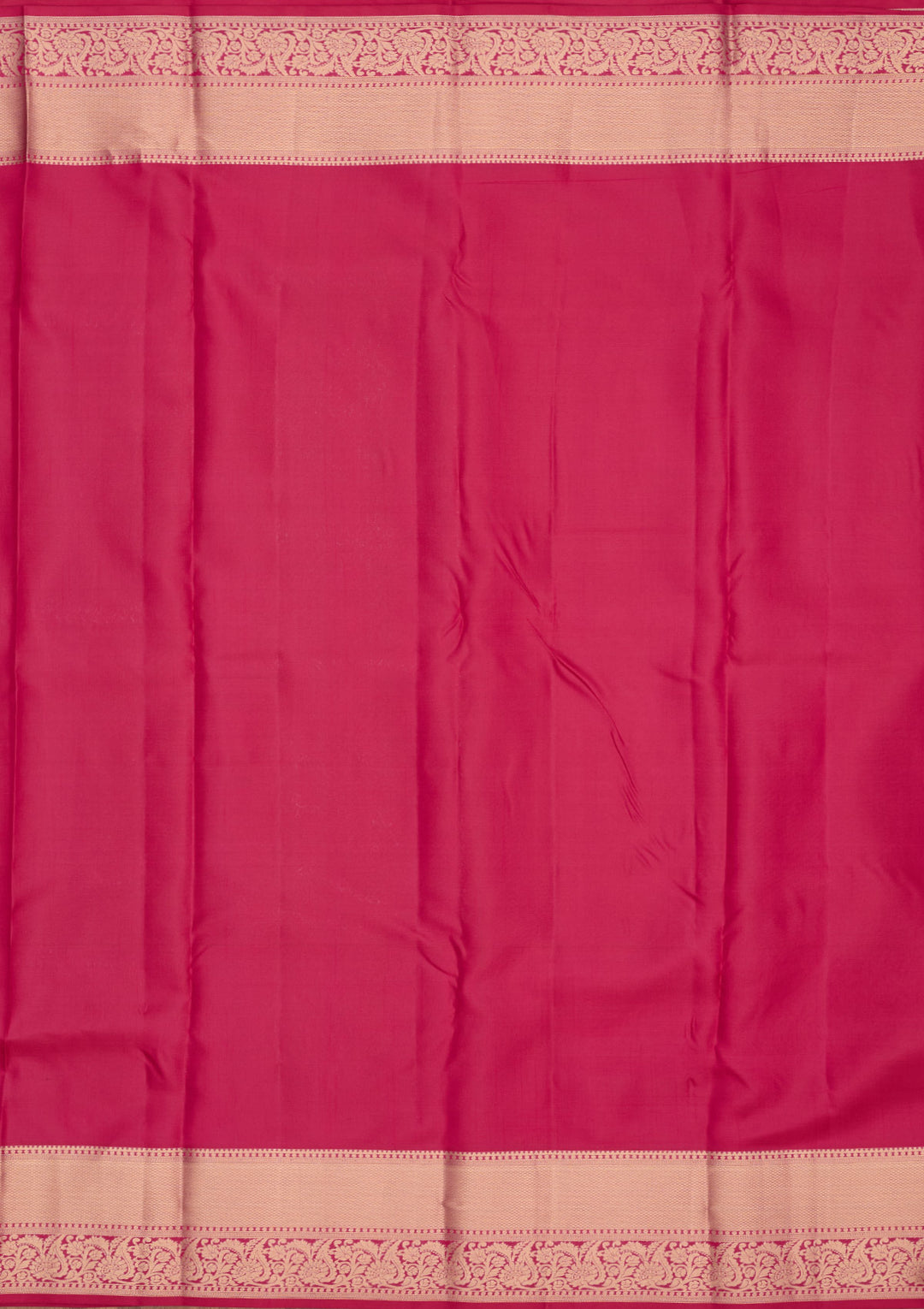 Rani Pink Zariwork Pure Silk Saree