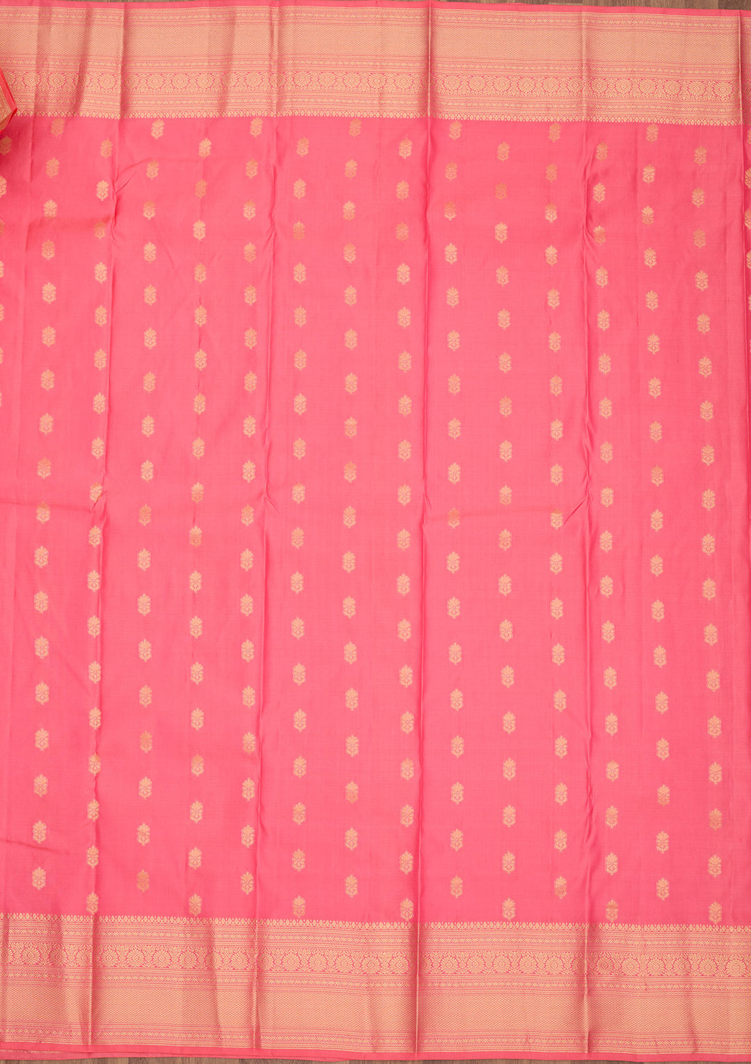 Pink Zariwork Pure Silk Saree