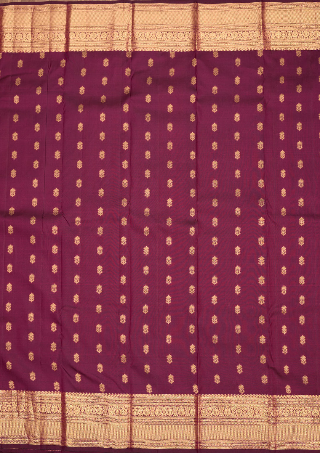Purple Zariwork Pure Silk Saree