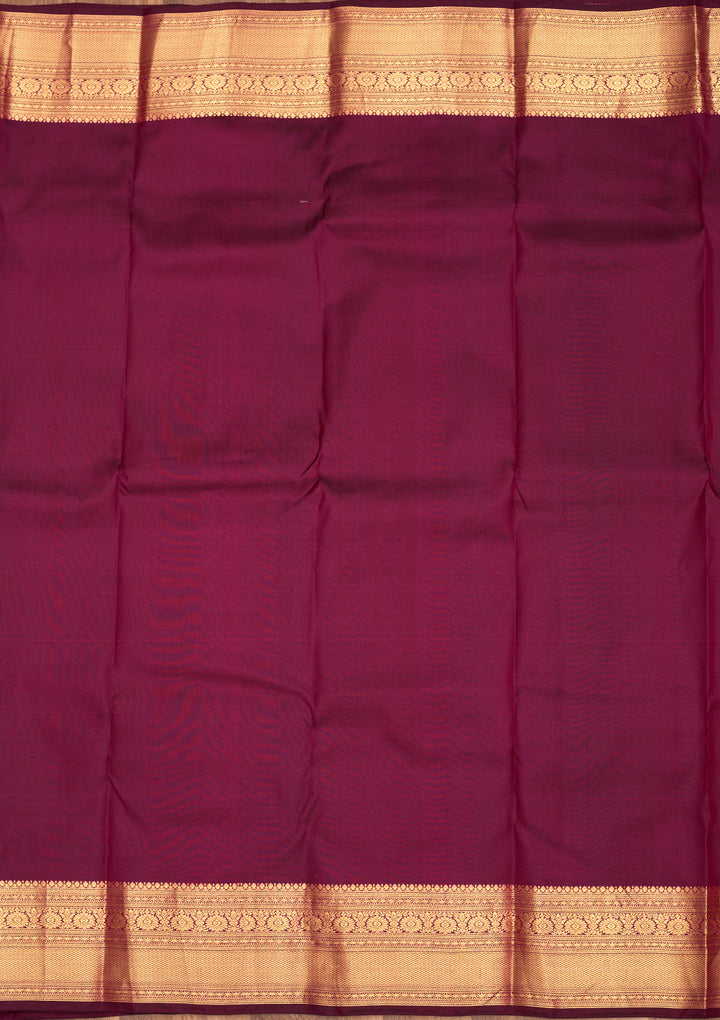 Purple Zariwork Pure Silk Saree