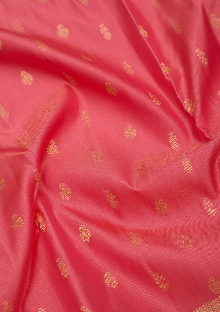 Pink Zariwork Pure Silk Saree