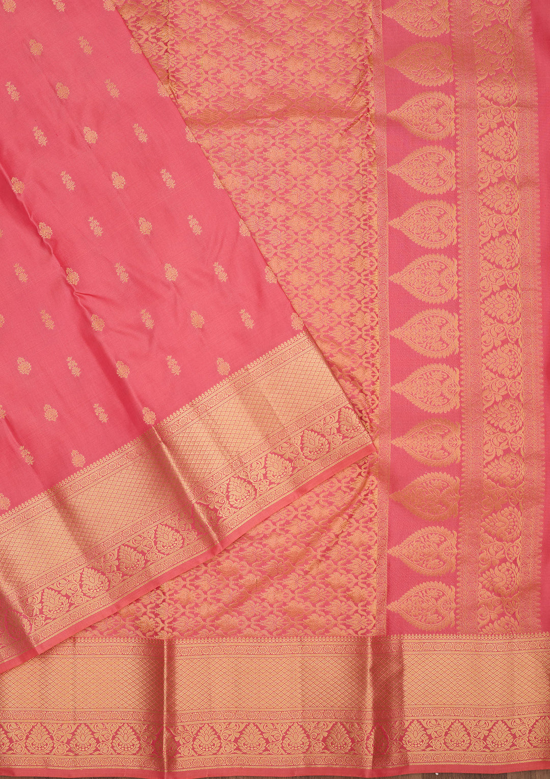 Pink Zariwork Pure Silk Saree