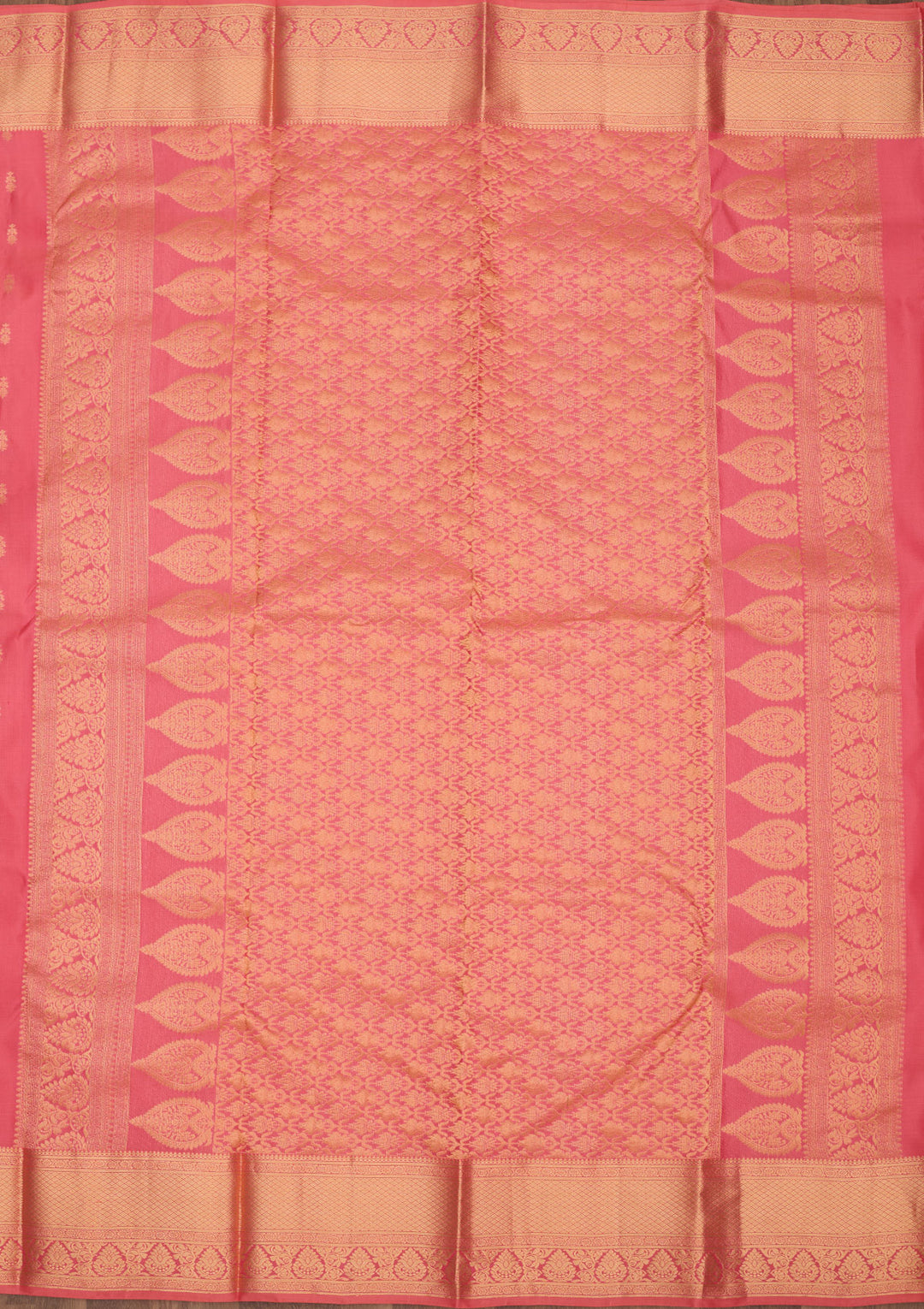 Pink Zariwork Pure Silk Saree