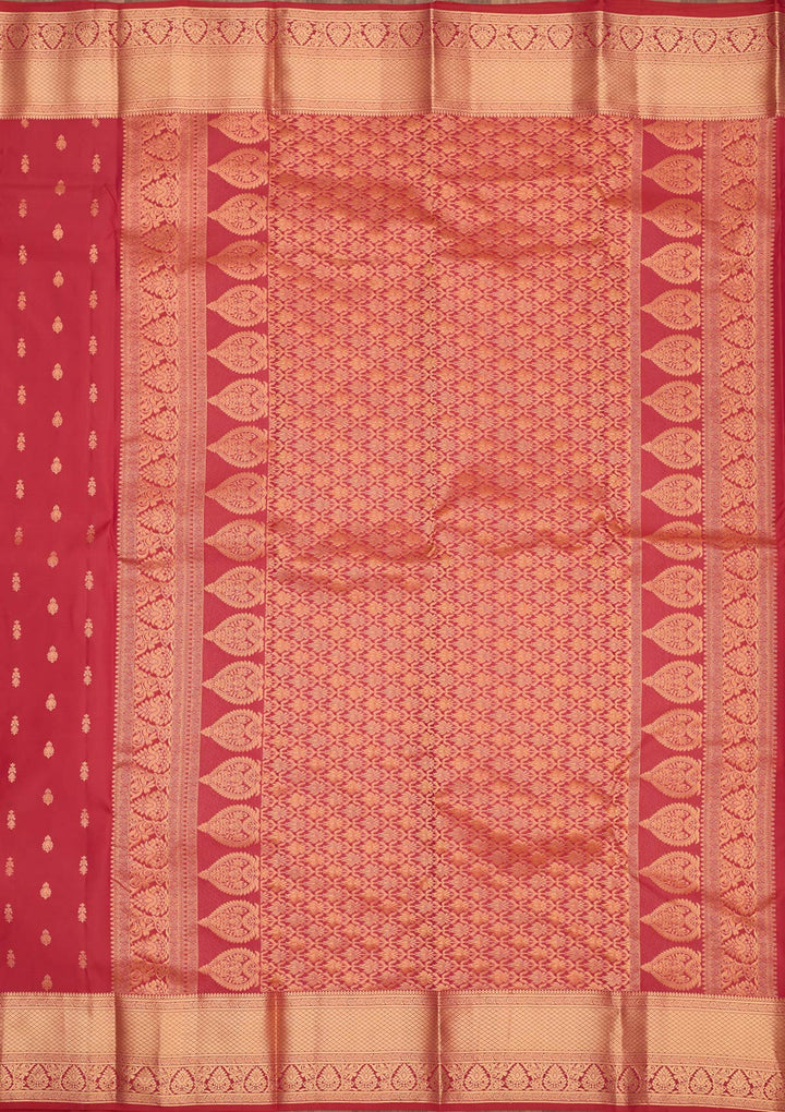 Rani Pink Zariwork Pure Silk Saree