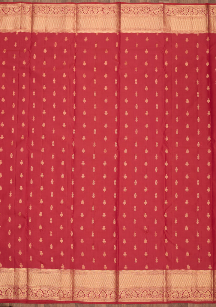 Rani Pink Zariwork Pure Silk Saree