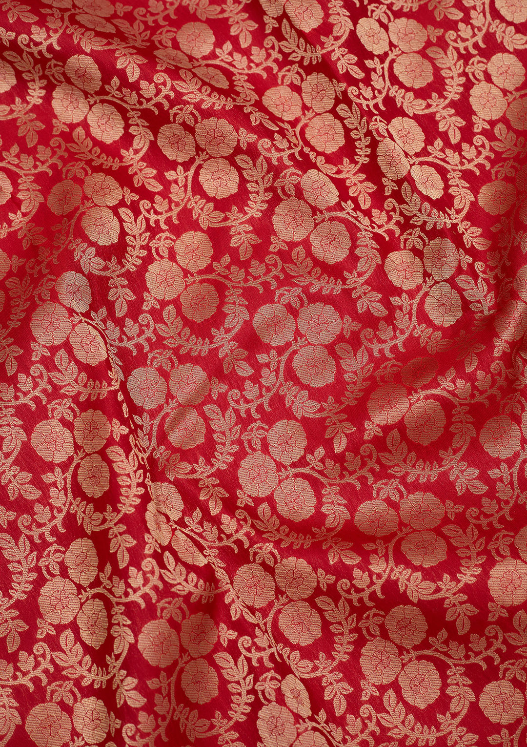 Red Zariwork Pure Silk Saree