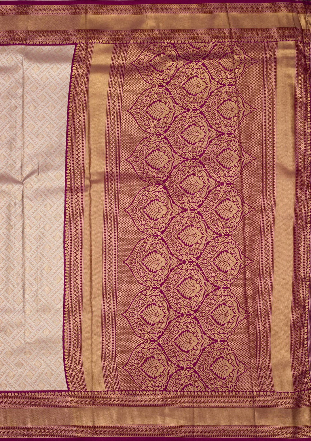 Lavender Zariwork Art Silk Saree