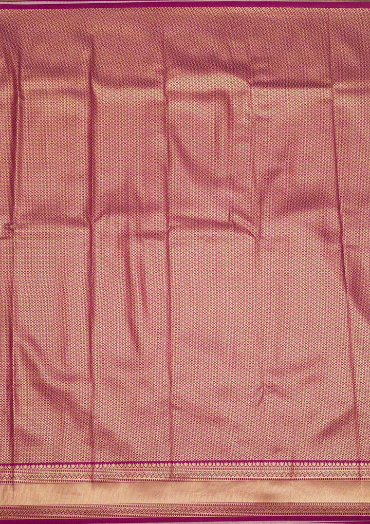 Lavender Zariwork Art Silk Saree