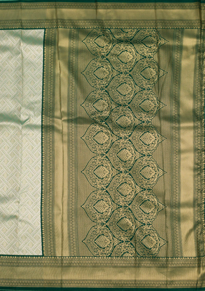 Sea Green Zariwork Art Silk Saree