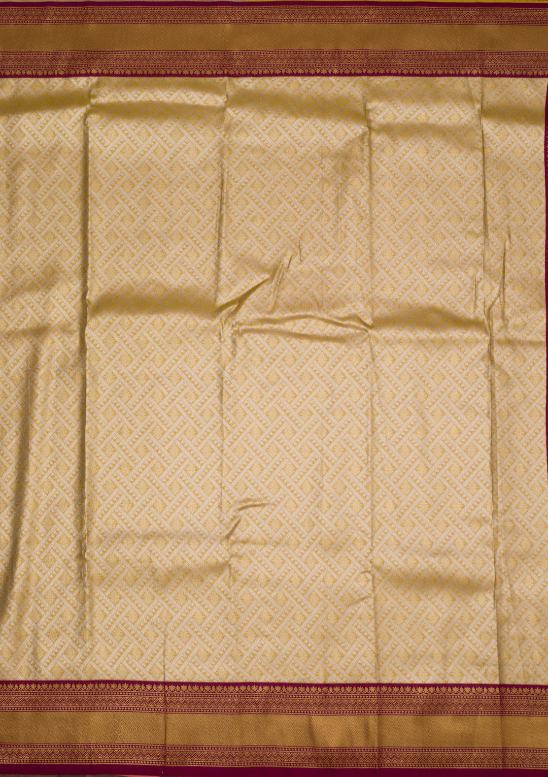 Yellow Zariwork Art Silk Saree