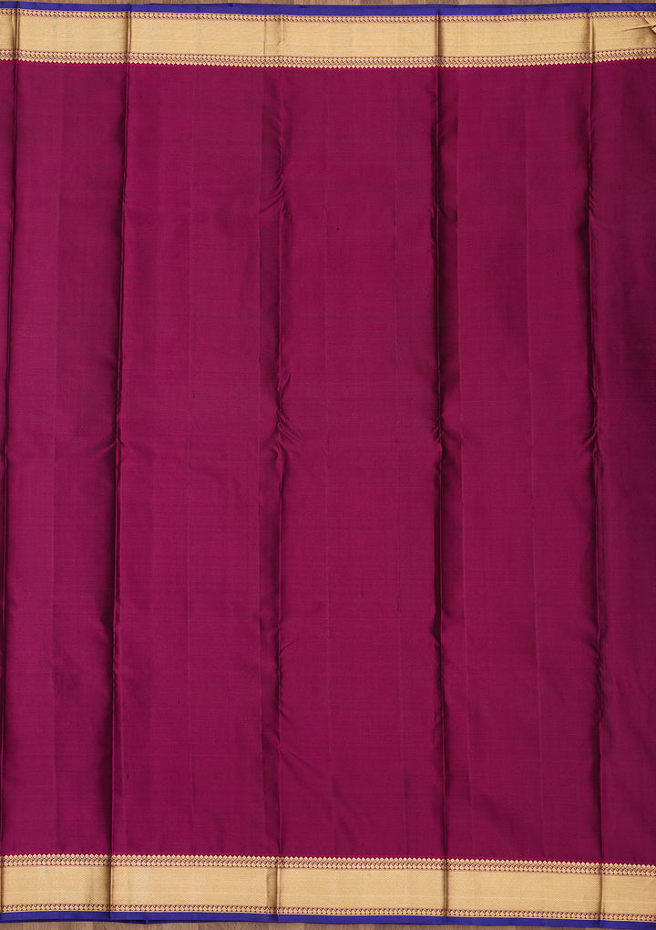 Bottle Green Zariwork Pure Silk Saree