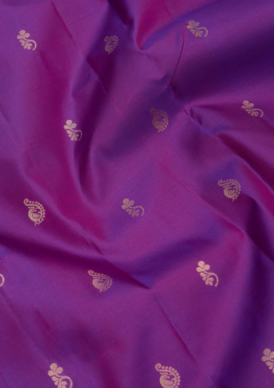 Purple Zariwork Pure Silk Saree