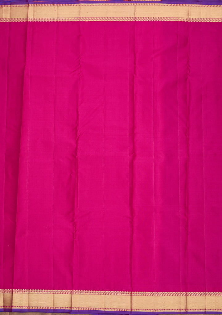 Purple Zariwork Pure Silk Saree