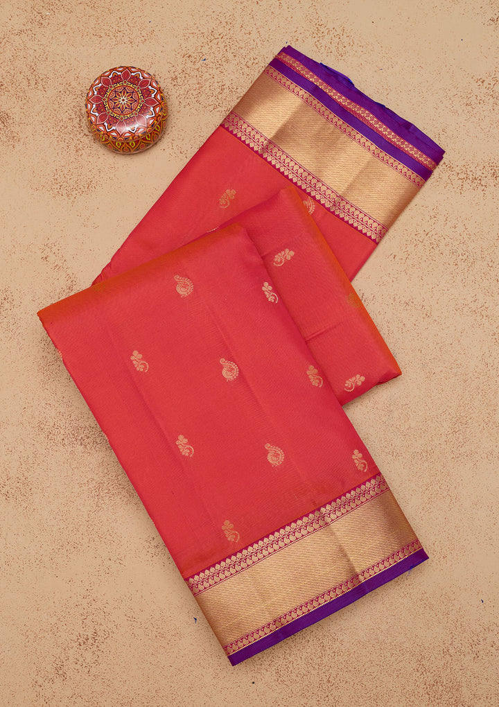 Red Zariwork Pure Silk Saree