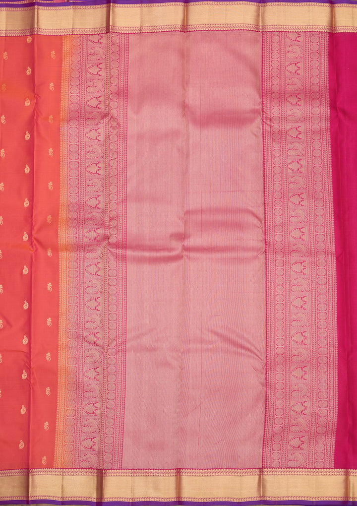 Red Zariwork Pure Silk Saree