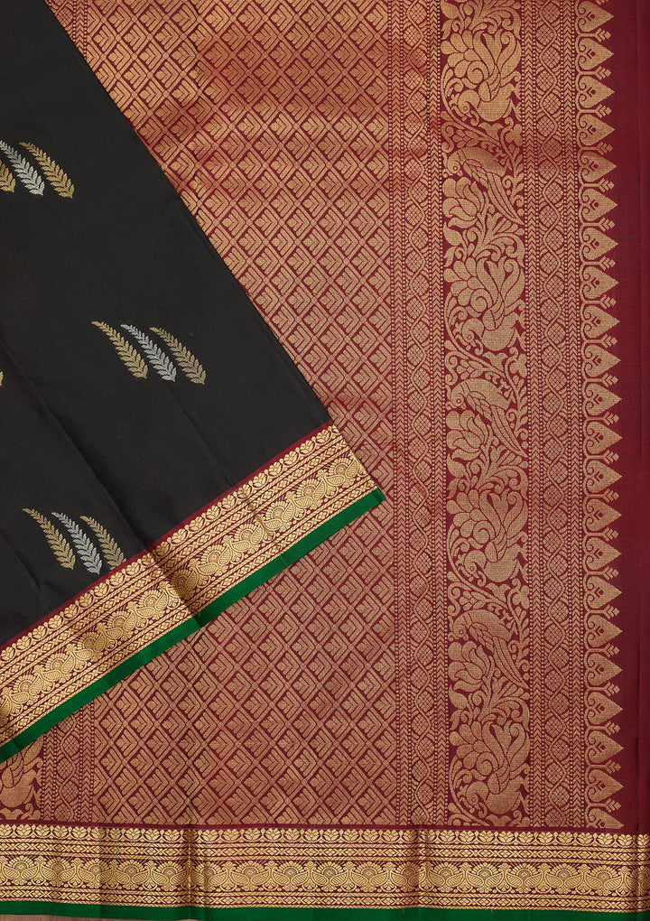 Black Zariwork Pure Silk Saree