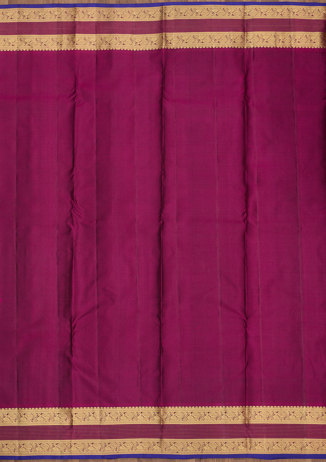 Bottle Green Zariwork Pure Silk Saree