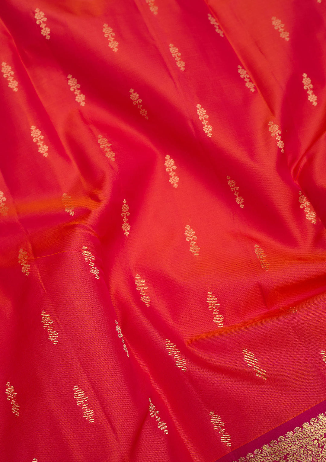 Red Zariwork Pure Silk Saree