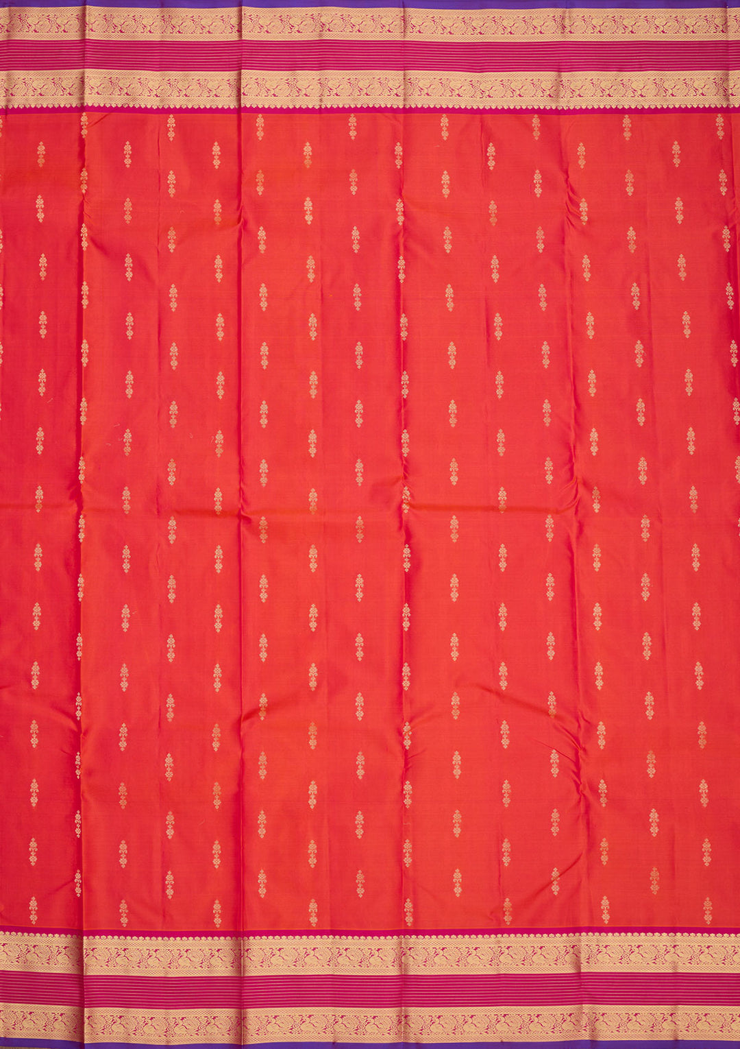 Red Zariwork Pure Silk Saree