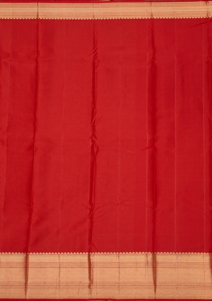 Red Zariwork Pure Silk Saree