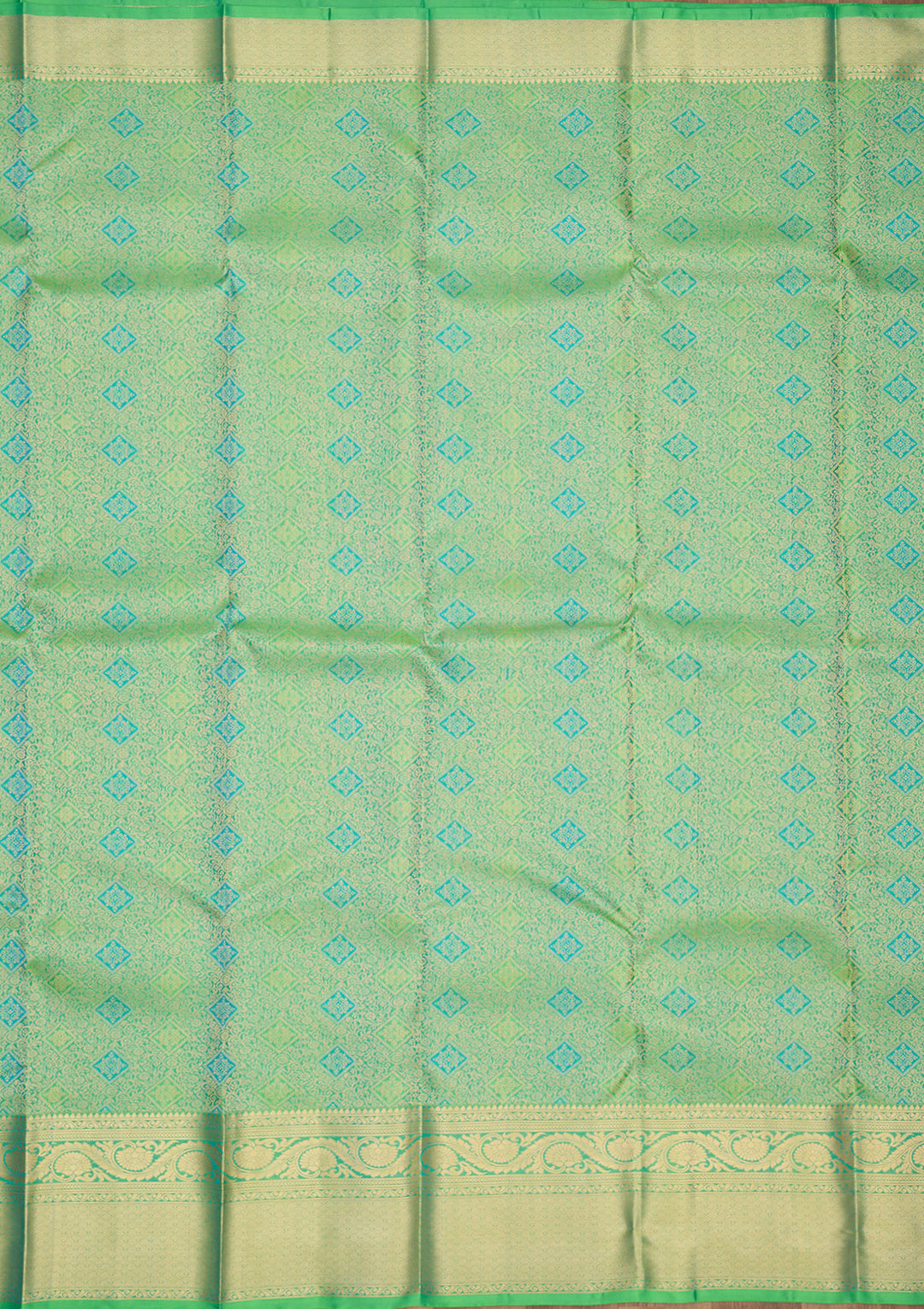 Green Zariwork Pure Silk Saree