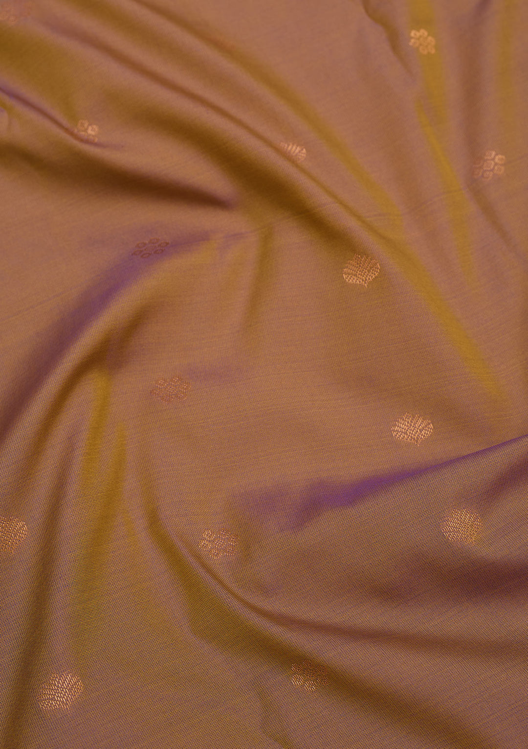 Light Brown Zariwork Pure Silk Saree
