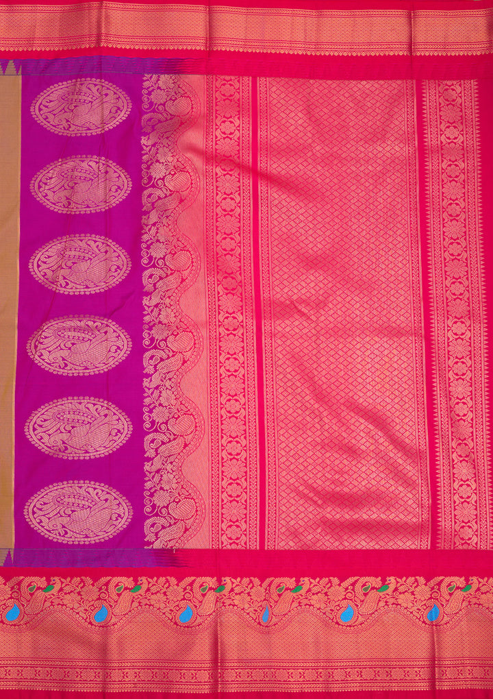 Light Brown Zariwork Pure Silk Saree