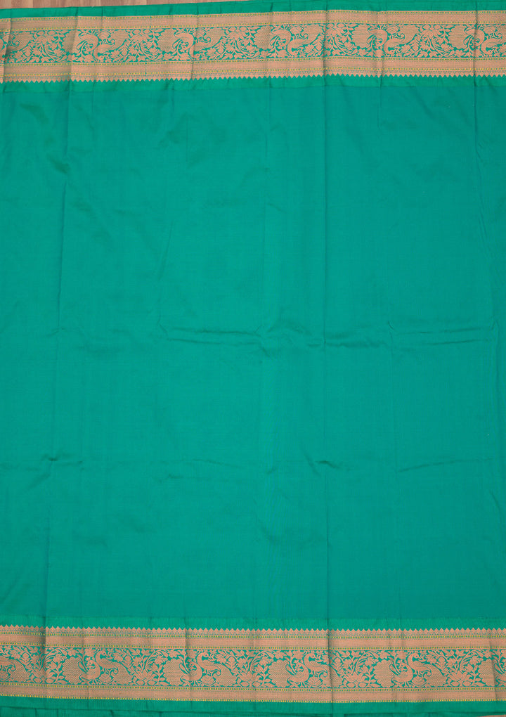 Rani Pink Zariwork Pure Silk Saree