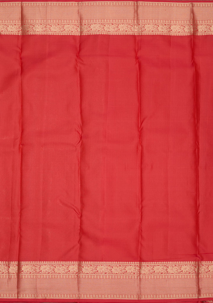 Rani Pink Zariwork Pure Silk Saree