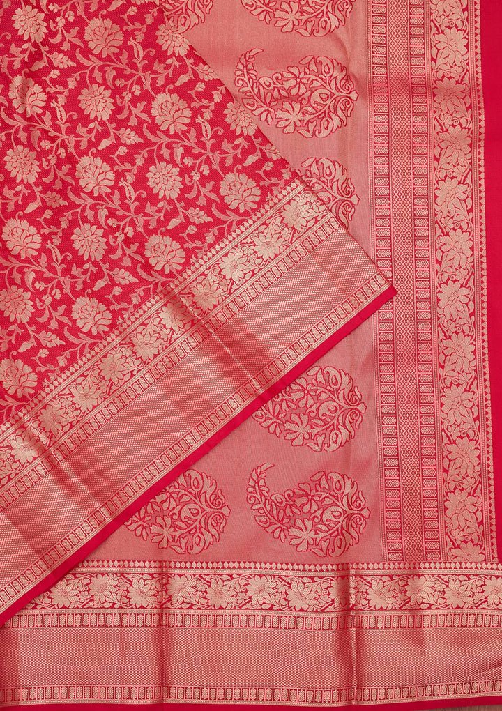 Red Zariwork Pure Silk Silk_Saree