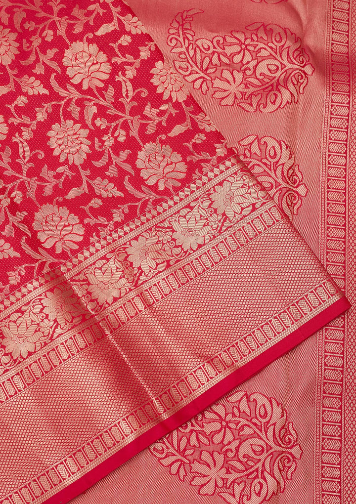 Red Zariwork Pure Silk Silk_Saree