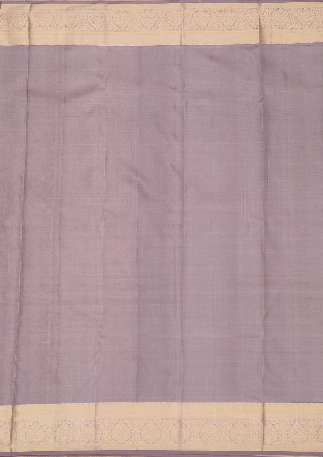 Dark Grey Zariwork Pure Silk Saree