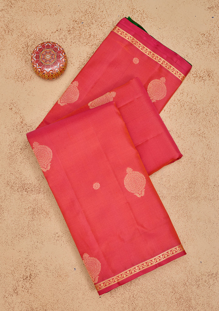 Pink Zariwork Pure Silk Saree