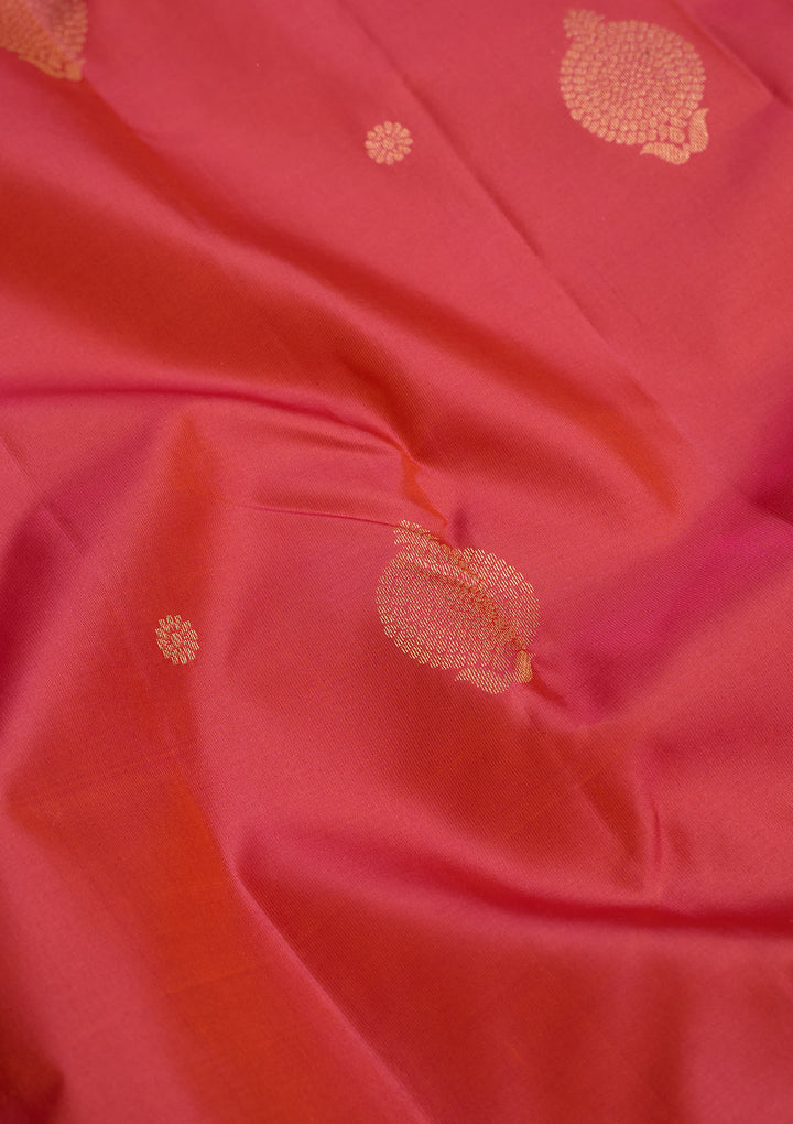 Pink Zariwork Pure Silk Saree