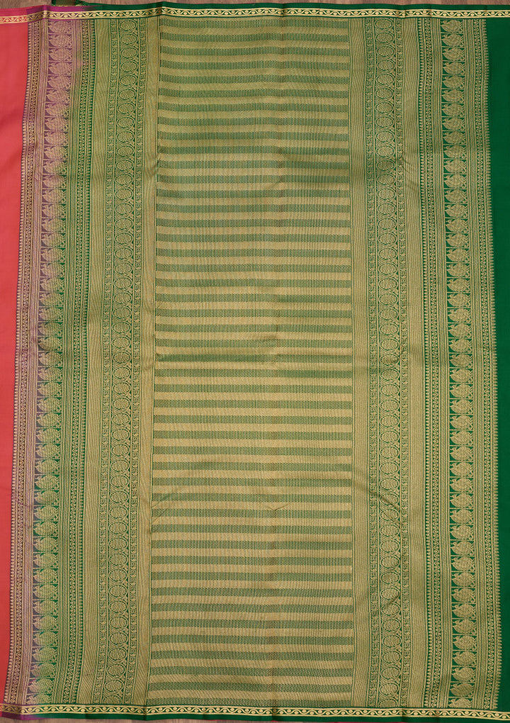Pink Zariwork Pure Silk Saree