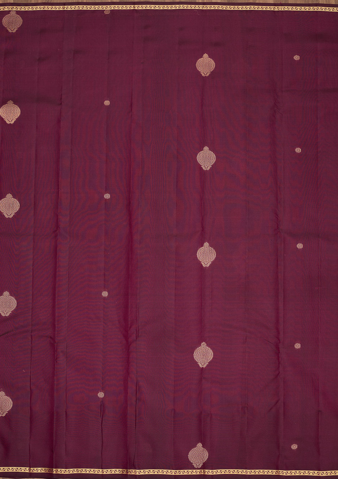 Purple Zariwork Pure Silk Saree