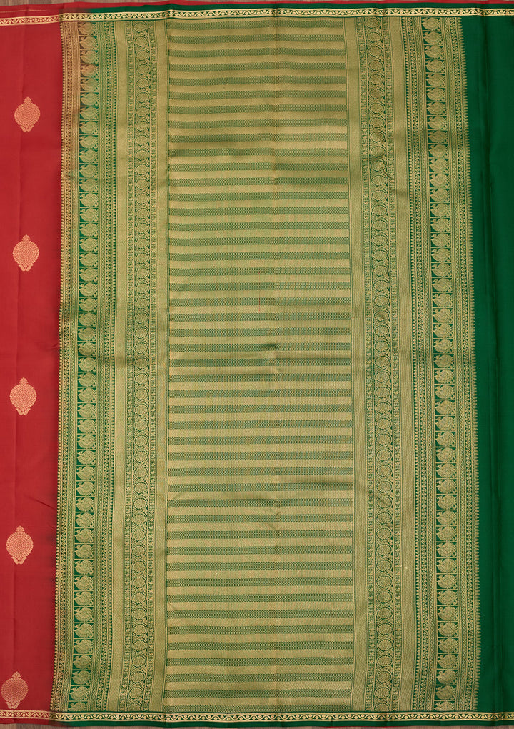Red Zariwork Pure Silk Saree
