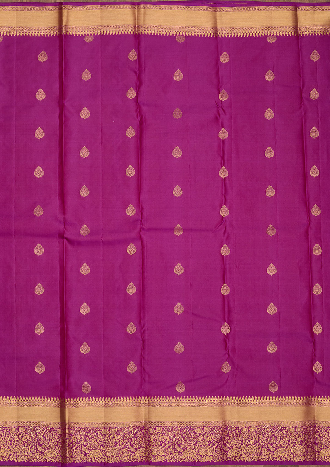 Purple Zariwork Pure Silk Saree