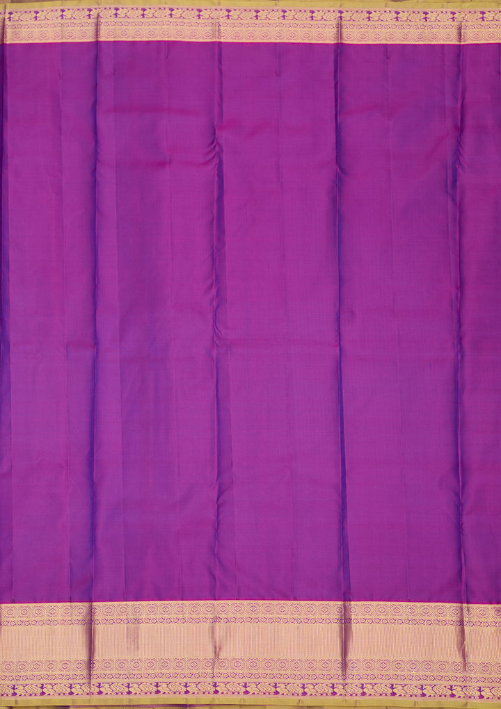 Royal Blue Zariwork Pure Silk Saree