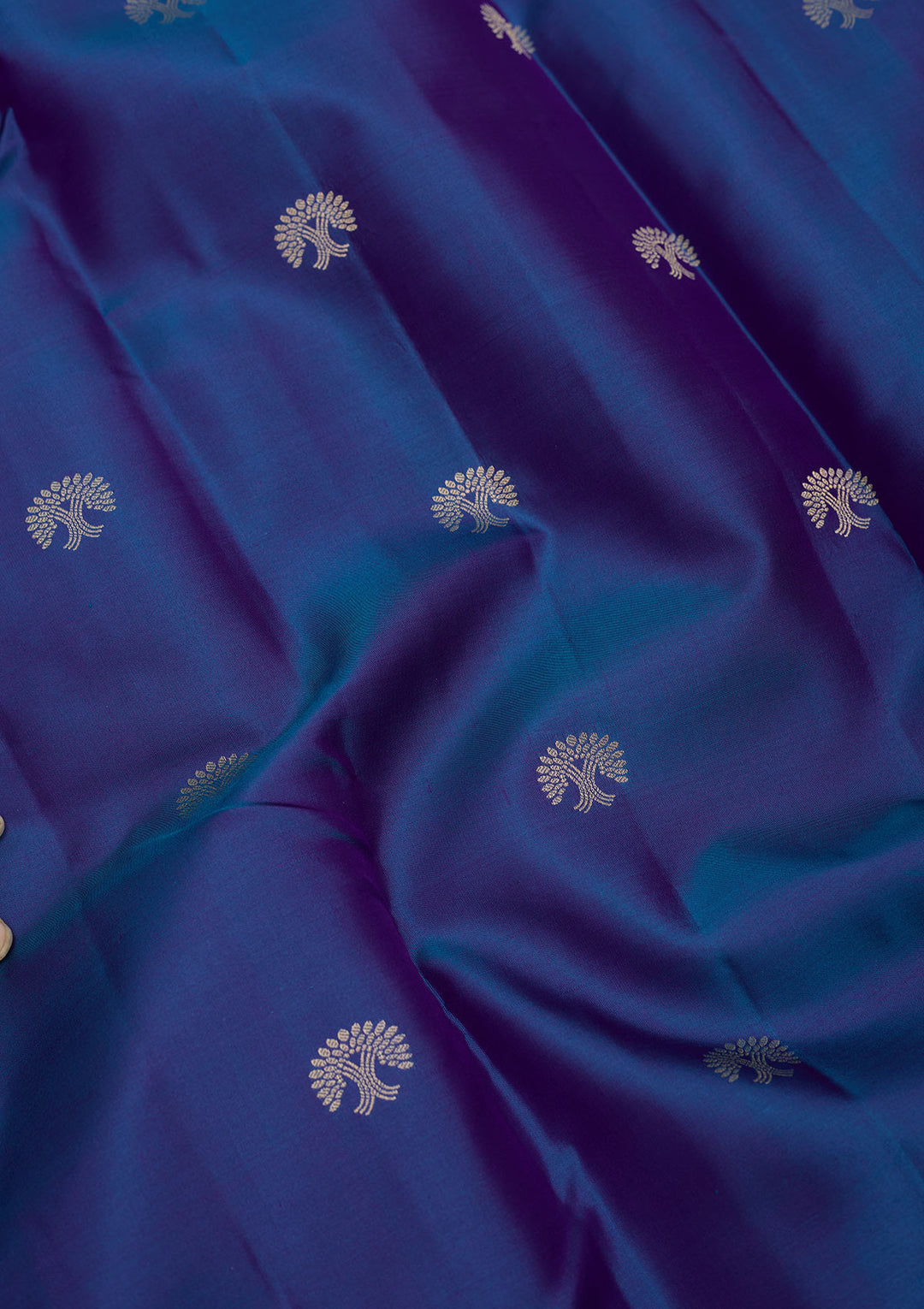 Royal Blue Zariwork Pure Silk Saree