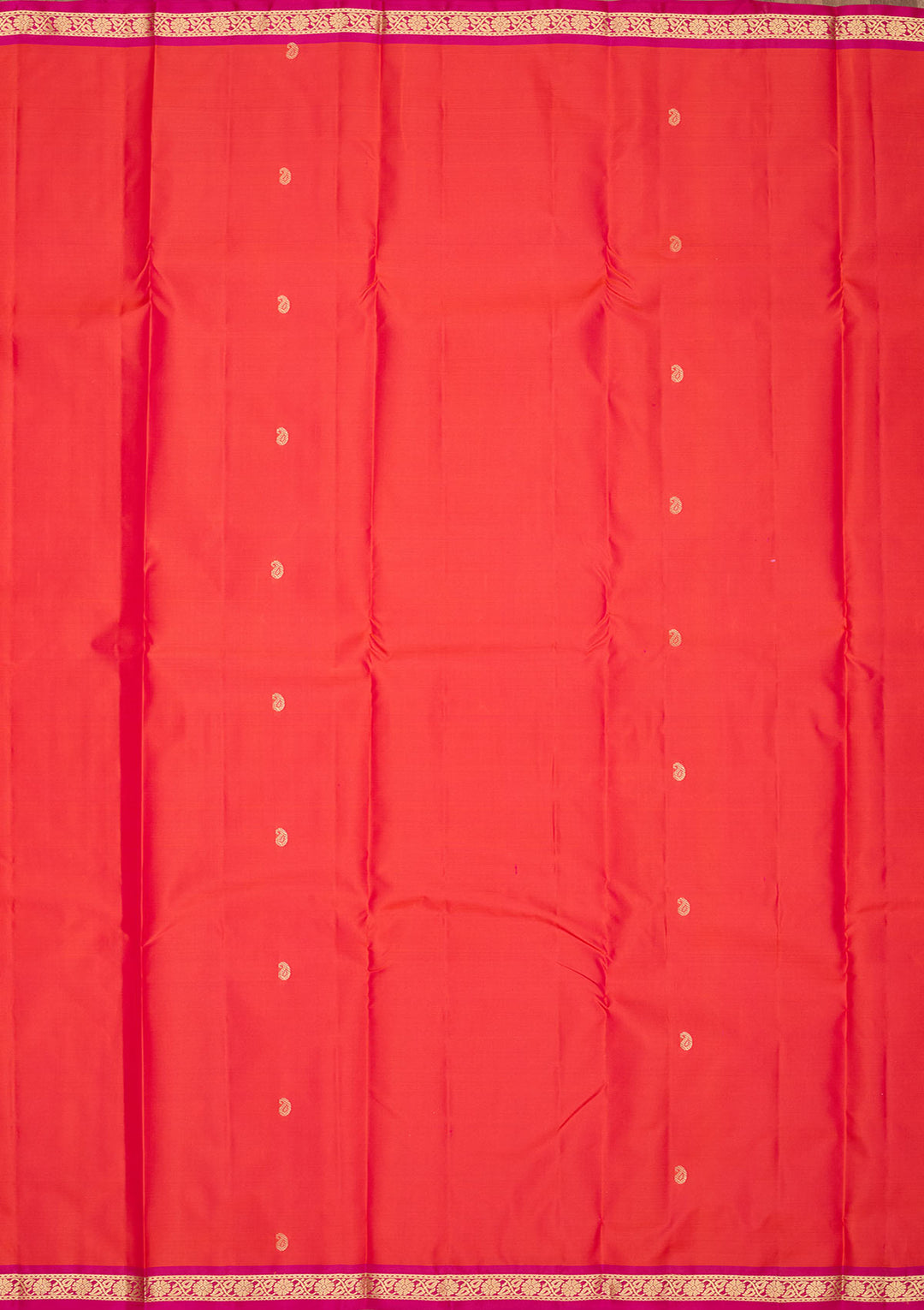 Red Zariwork Pure Silk Saree