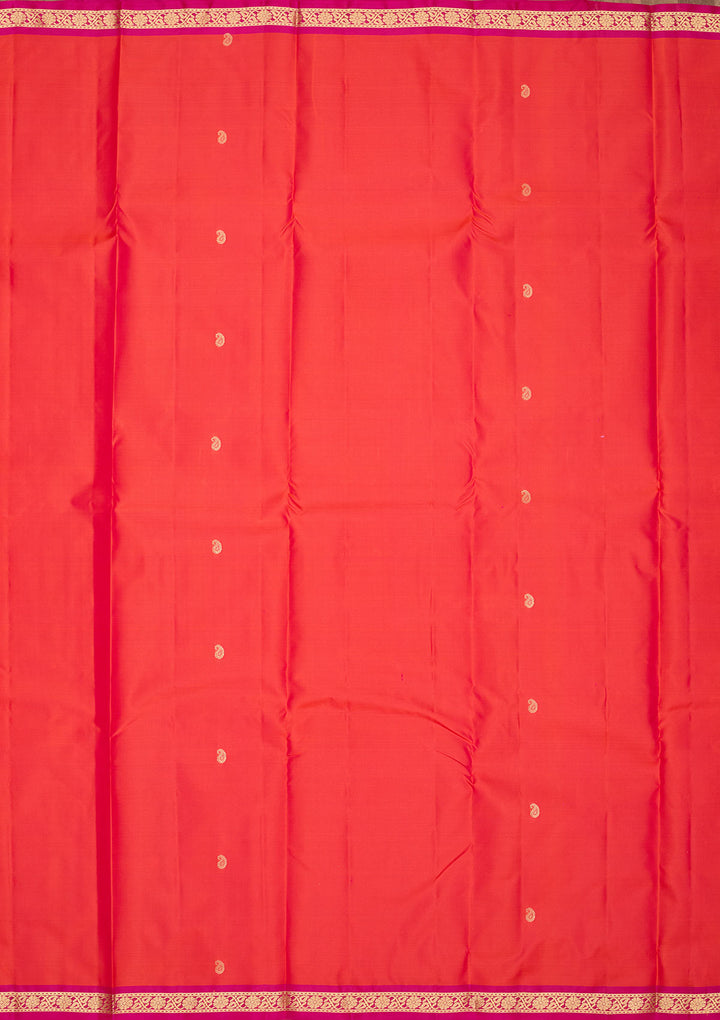 Red Zariwork Pure Silk Saree