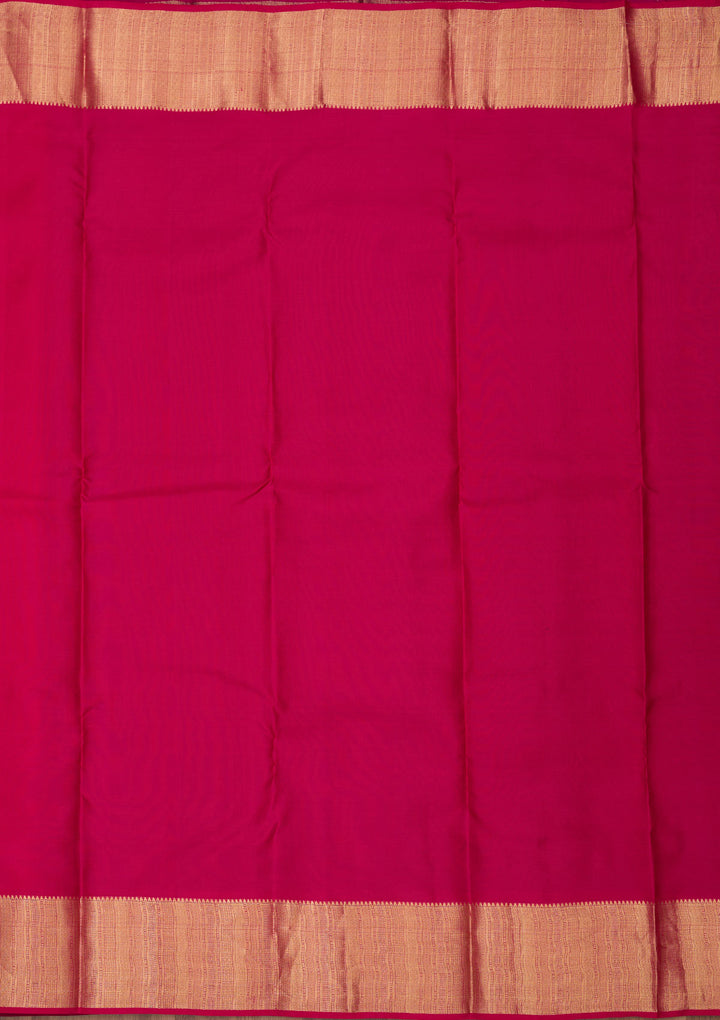 Purple Zariwork Pure Silk Saree