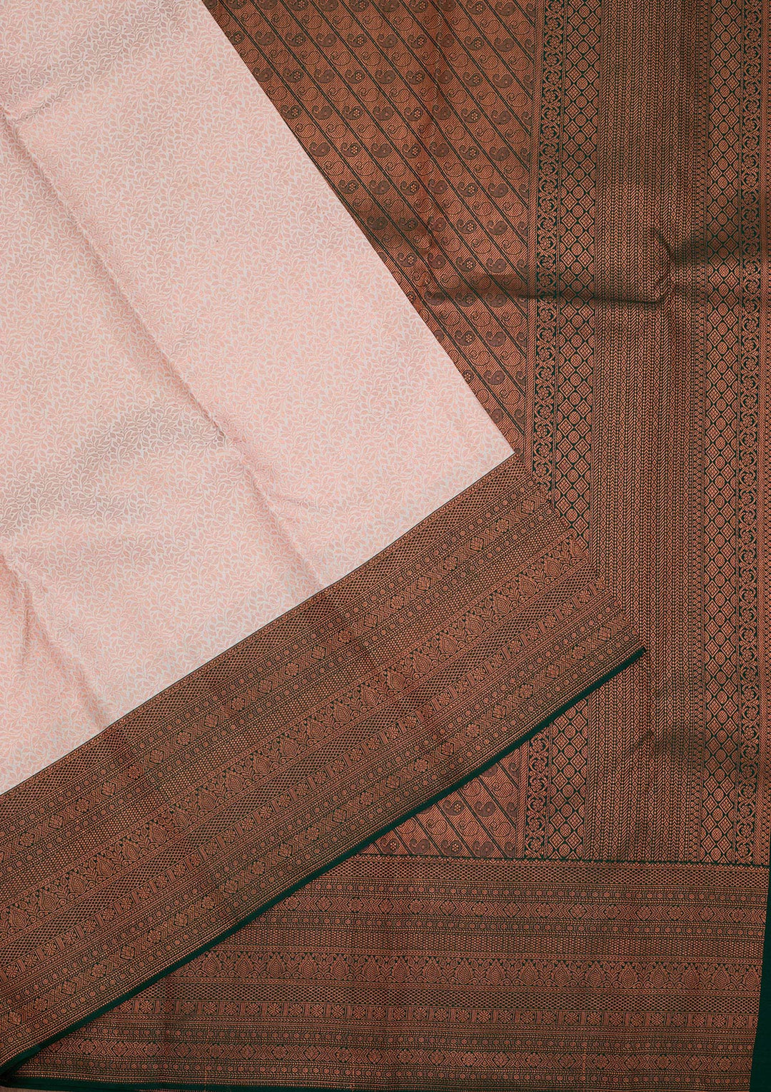 White Zariwork Pure Silk Saree