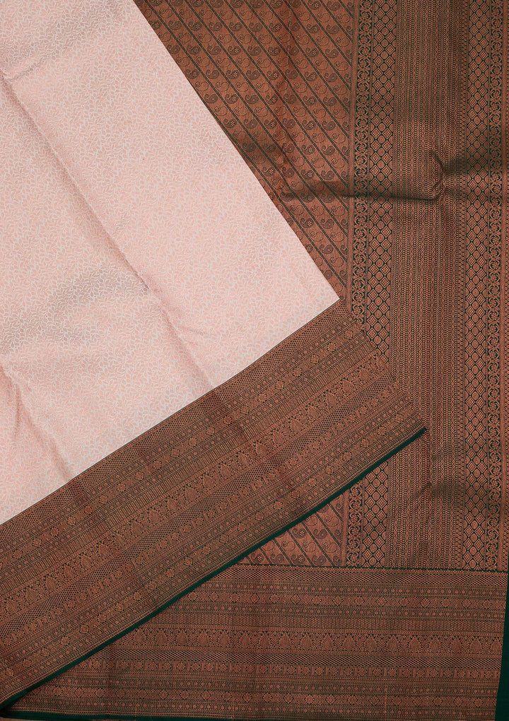White Zariwork Pure Silk Saree