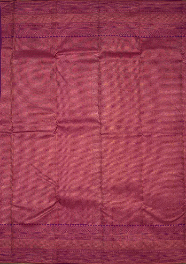 Navy Blue Zariwork Pure Silk Saree