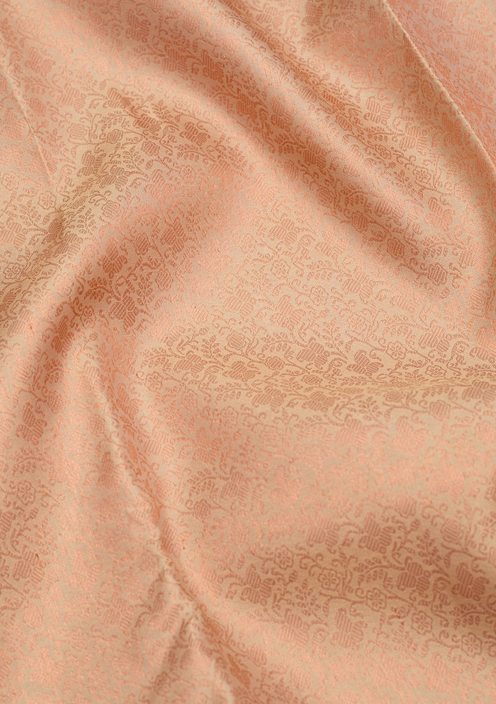 Beige Zariwork Pure Silk Saree