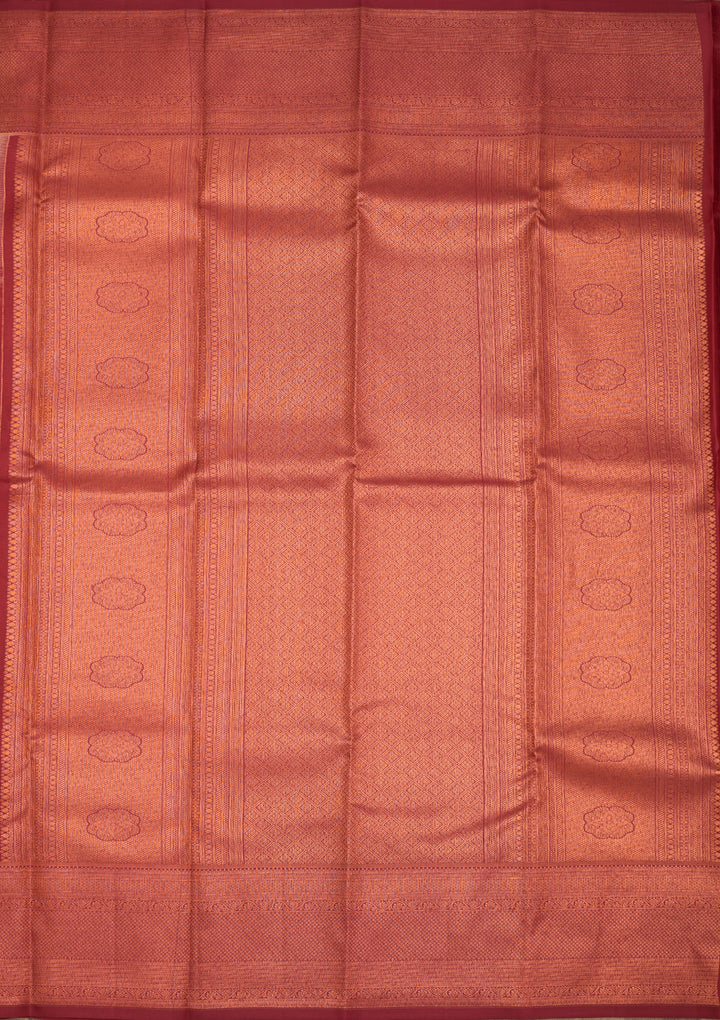 Beige Zariwork Pure Silk Saree