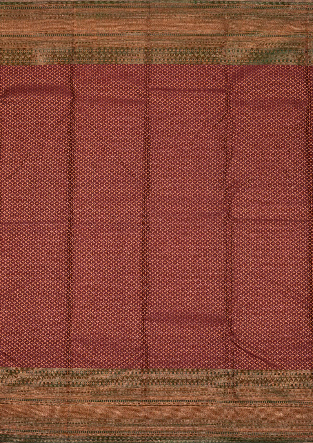 Wine Zariwork Pure Silk Saree