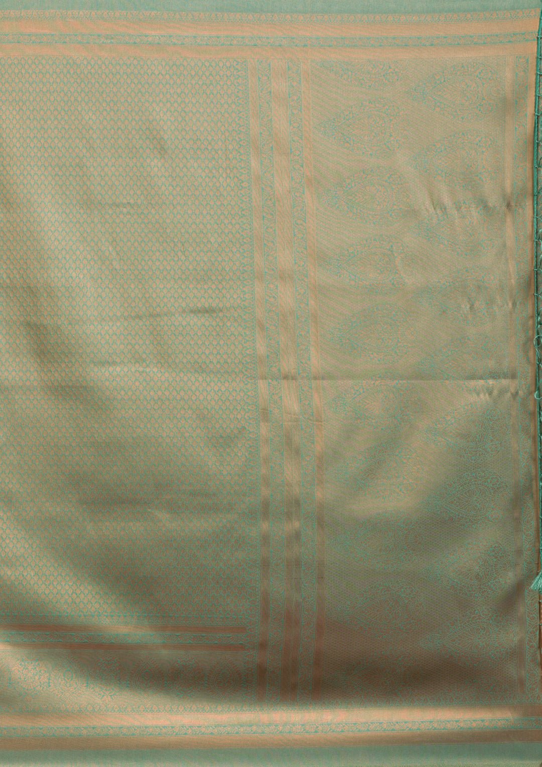 Sea Green Zariwork Art Silk Saree